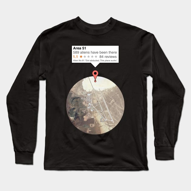 Area 51 reviews Long Sleeve T-Shirt by Bomdesignz
